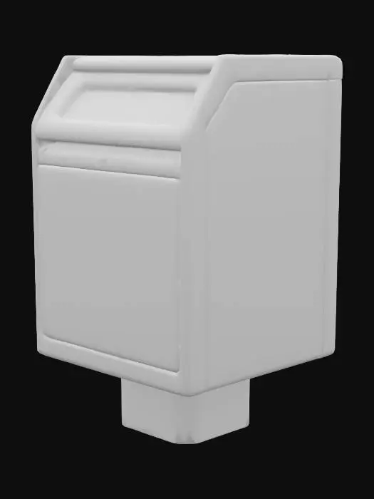 3D model for city postal dropoff bin