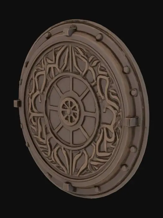 3D model for city manhole cover