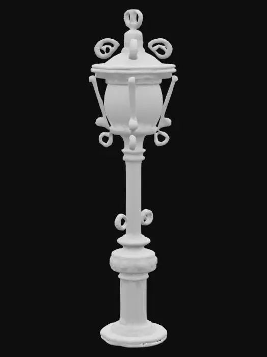 3D model for city street lamp