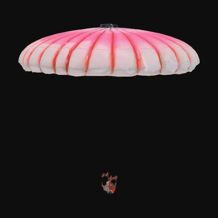 3D model for Futuristic parachute