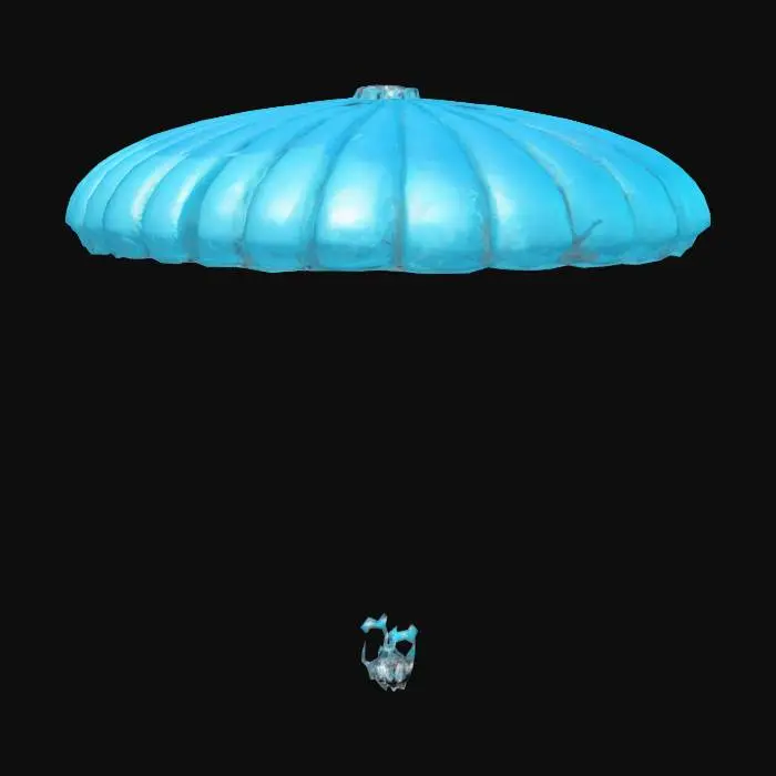 3D model for Futuristic parachute