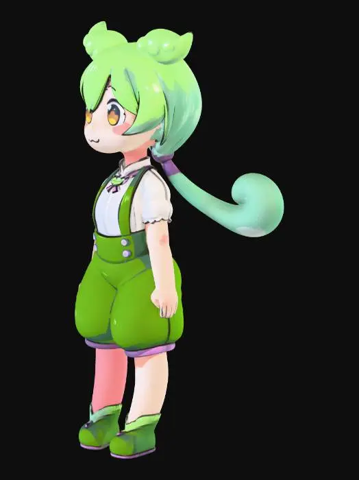 3D model for zundamon