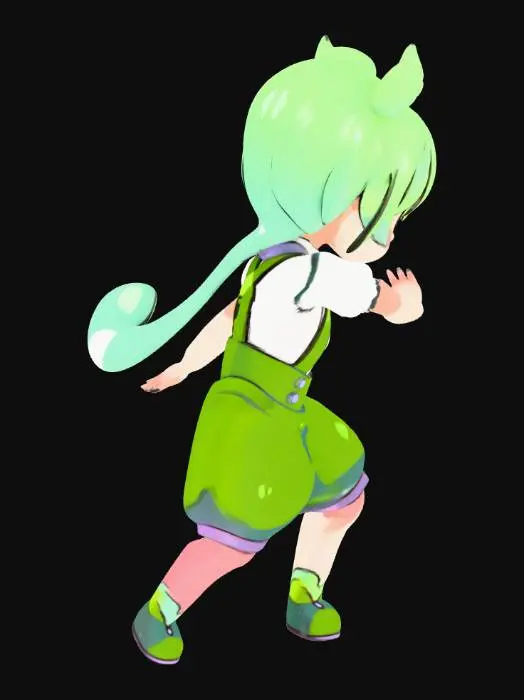 3D model for zundamon