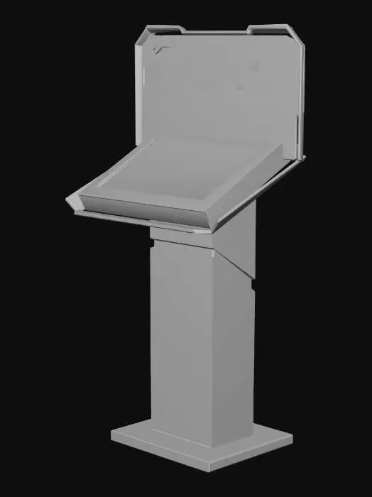 3D model for Holographic Information Kiosk