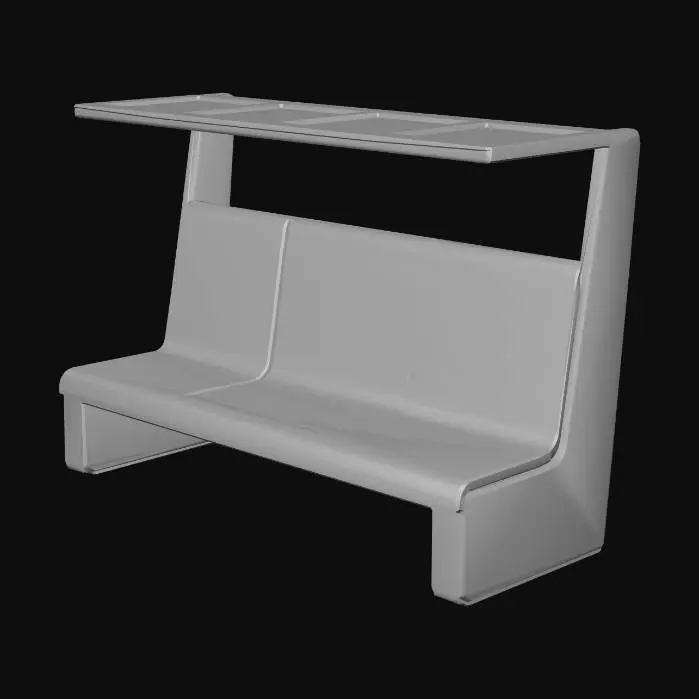3D model for Solar Canopy Bench