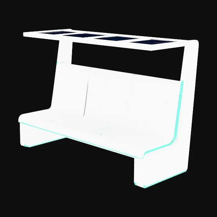 3D model for Solar Canopy Bench