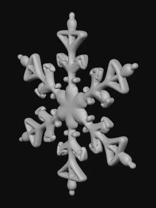 3D model for Besondere Schneeflocke
