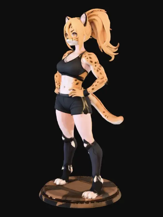 3D model for Cheetah Warrior