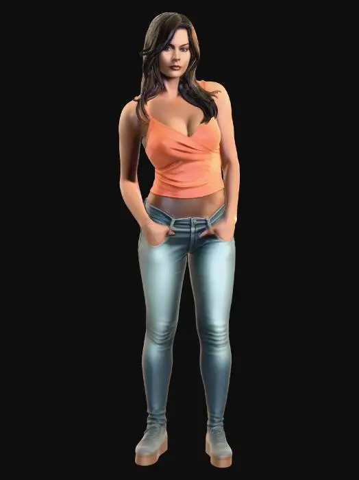 3D model for Amber Portrait