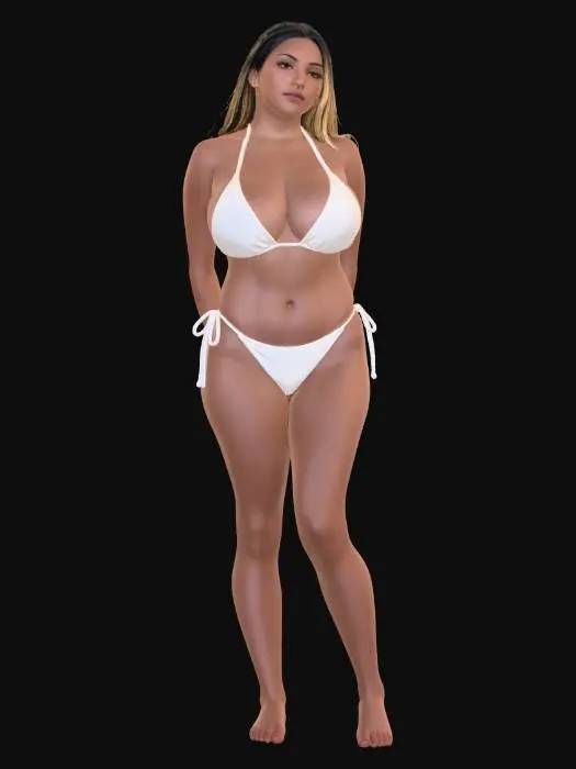 3D model for Golden Hour Beach Portrait