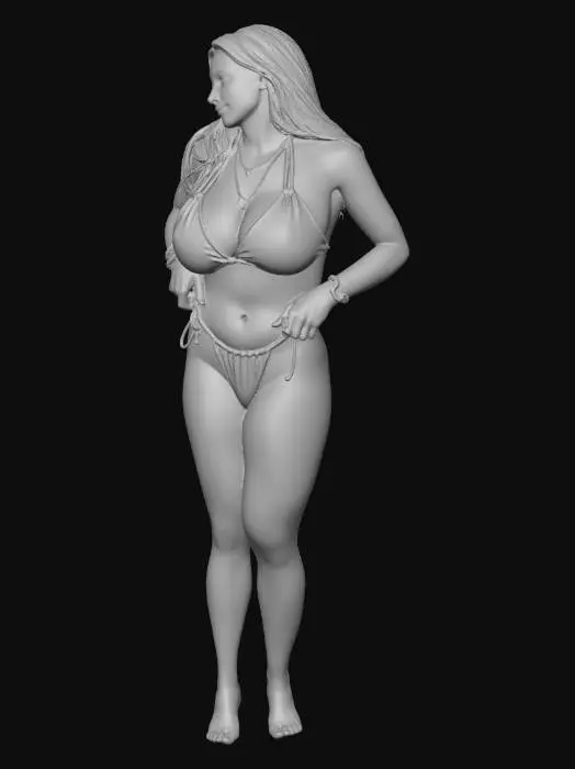 3D model for Poolside Portrait