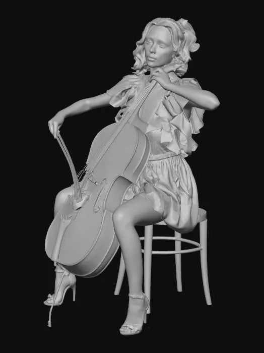 3D model for Cello Serenade