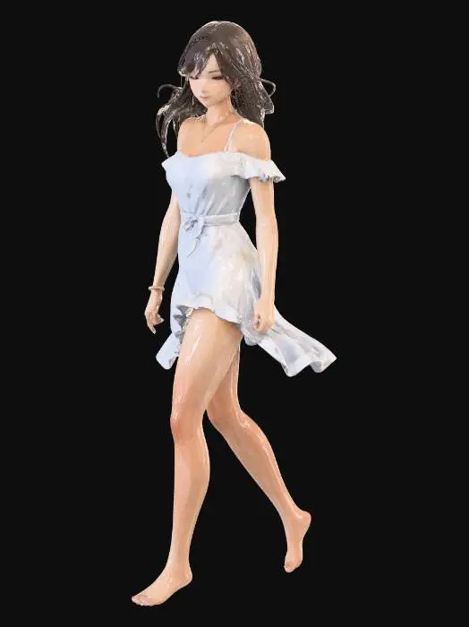 3D model for Summertime Stroll