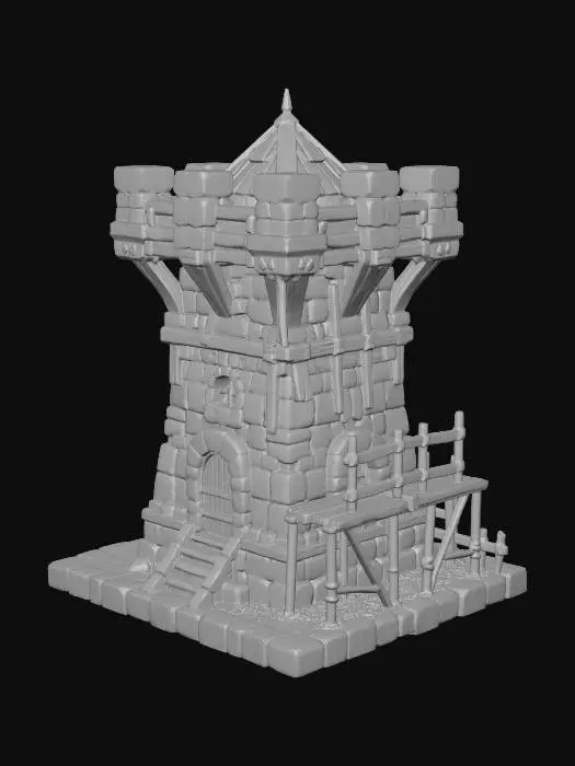 3D model for Fortress Keep