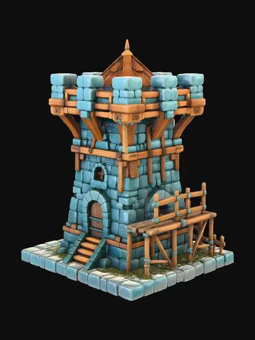 3D model for Fortress Keep