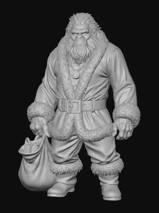 3D model for Yeti Claus