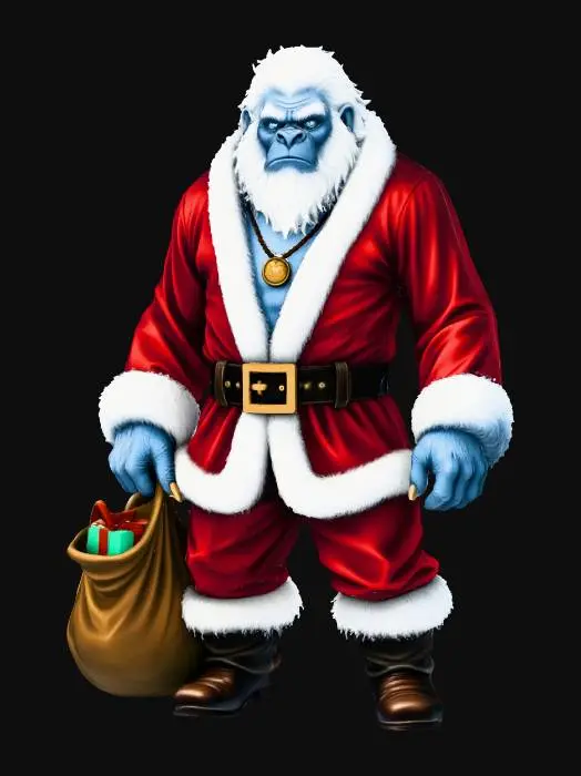 3D model for Yeti Claus