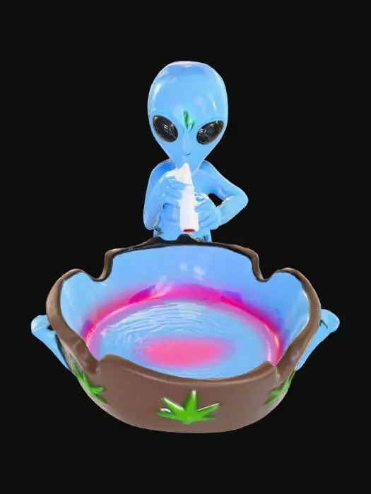 3D model for Alien Ashtray