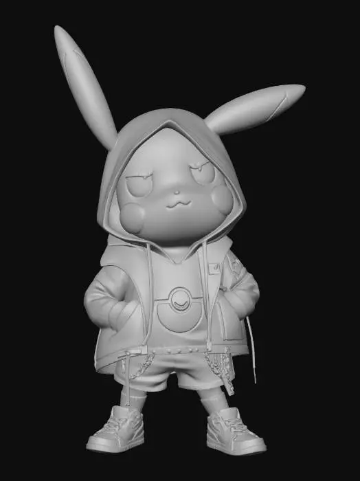 3D model for Street Pikachu Swagger