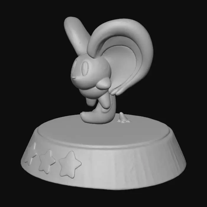 3D model for Blue Eared Figure