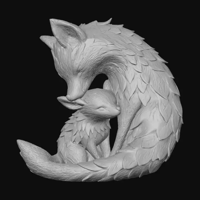 3D model for Serene Embrace