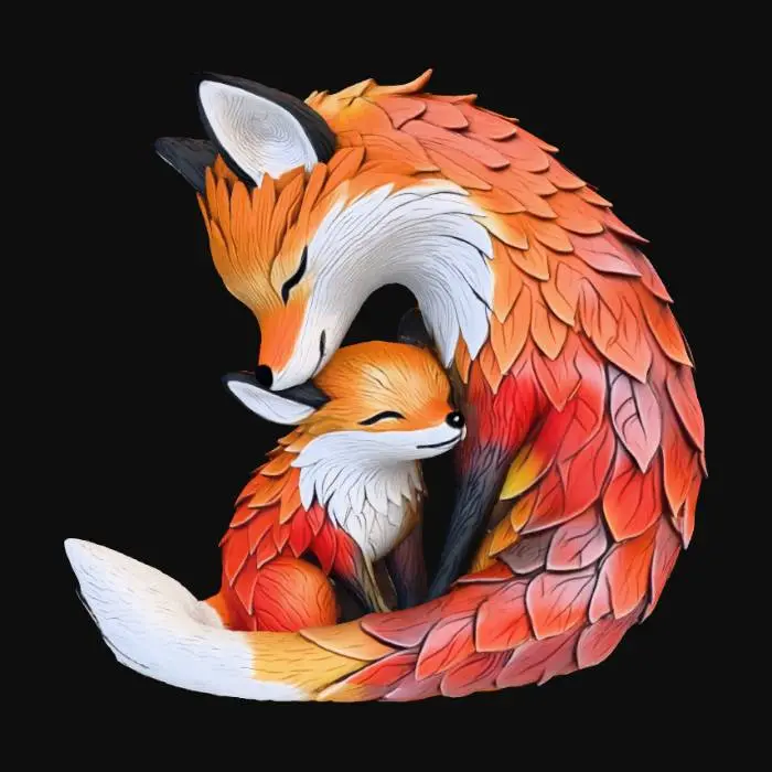 3D model for Serene Embrace