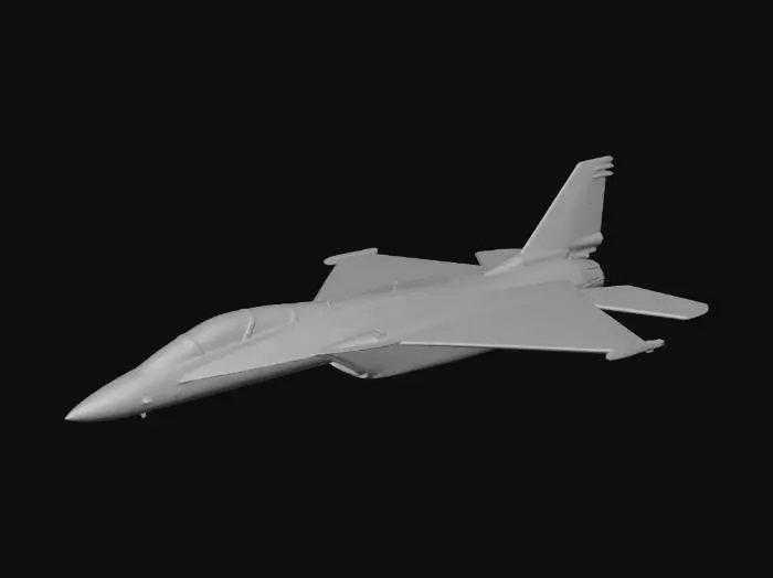 3D model for Banshee Side View Blueprint