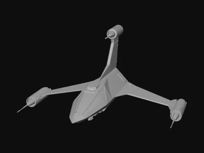3D model for Tri Fighter Schematic Design