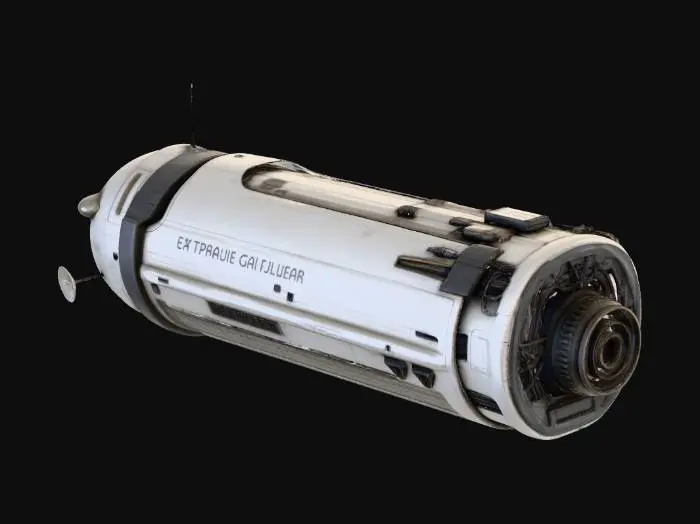 3D model for Express Boat Tender Spaceship