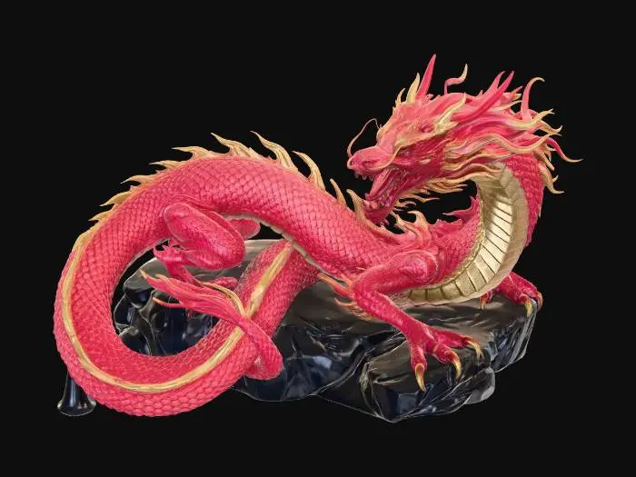 3D model for Chinese Dragon
