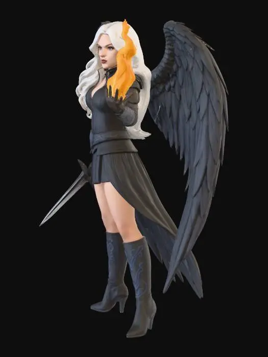 3D model for Dark Seraphim Gothic