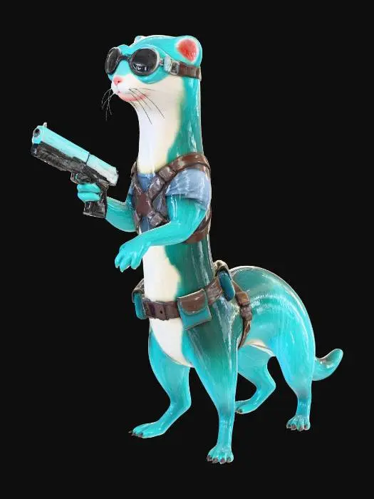 3D model for Stealthy Weasel Agent