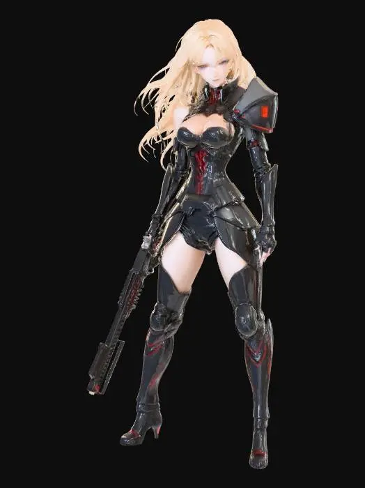 3D model for Warrior Defender