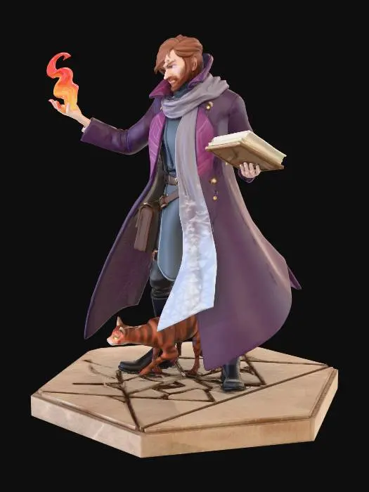 3D model for Caleb Widogast