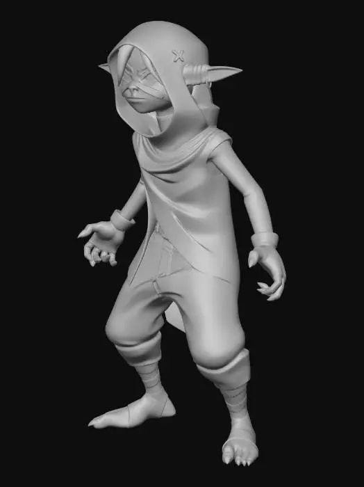 3D model for Nott the Brave