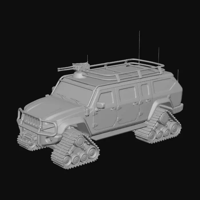 3D model for Armored APC Trekker