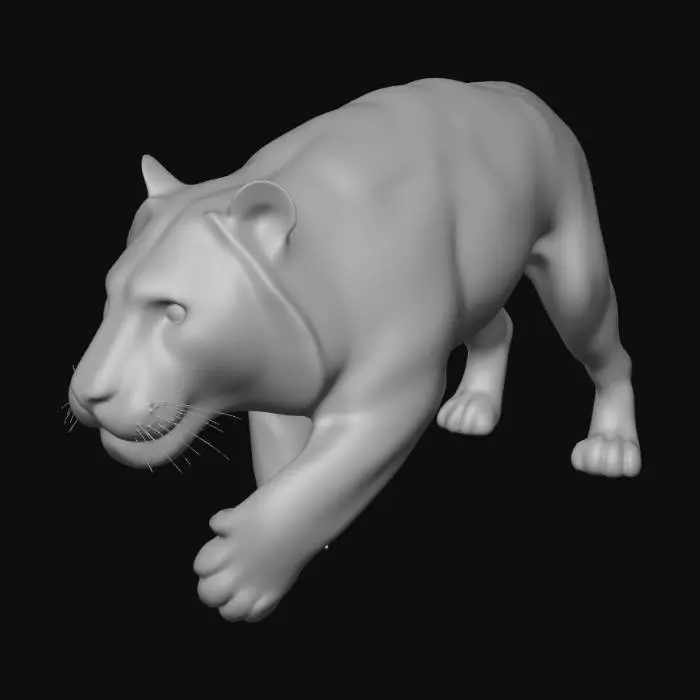 3D model for Tiger Prowling