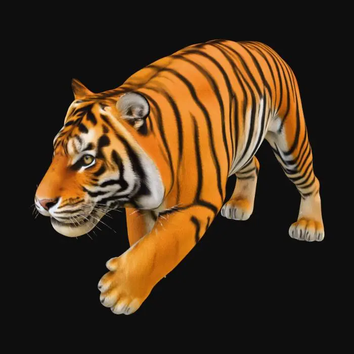 3D model for Tiger Prowling