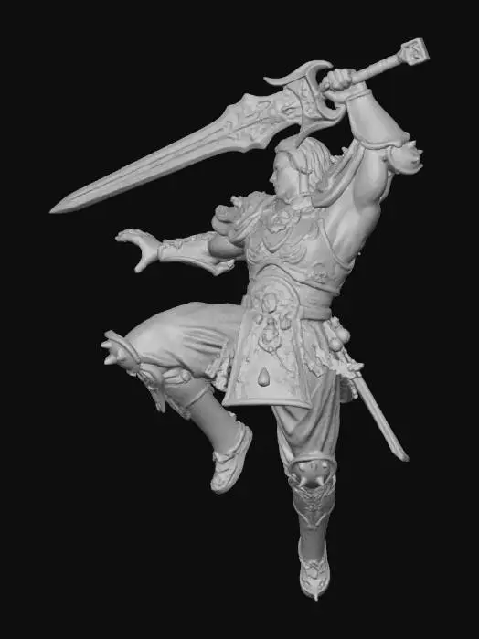 3D model for Warrior of the Blade