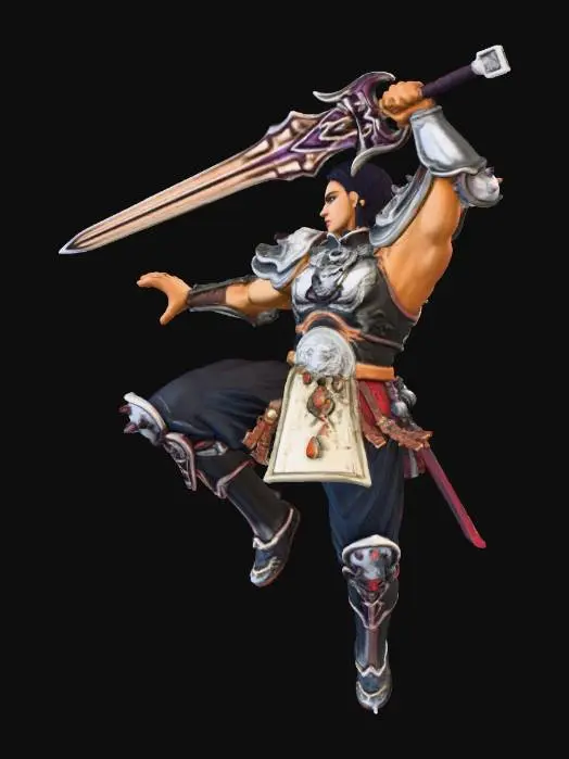 3D model for Warrior of the Blade