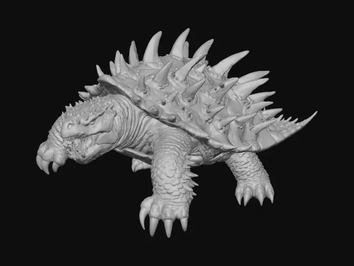 3D model for Spiked Turtle Beast