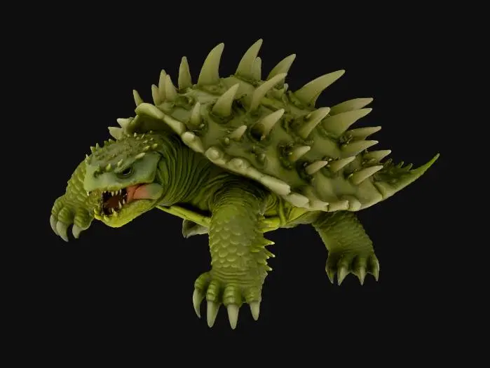 3D model for Spiked Turtle Beast