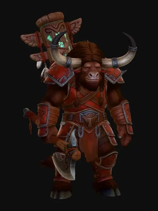 3D model for Tauren Warrior