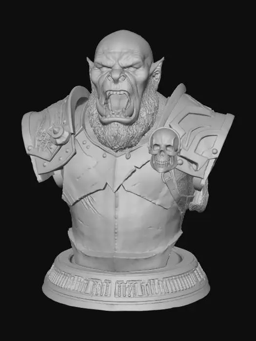 3D model for Warcry Orc