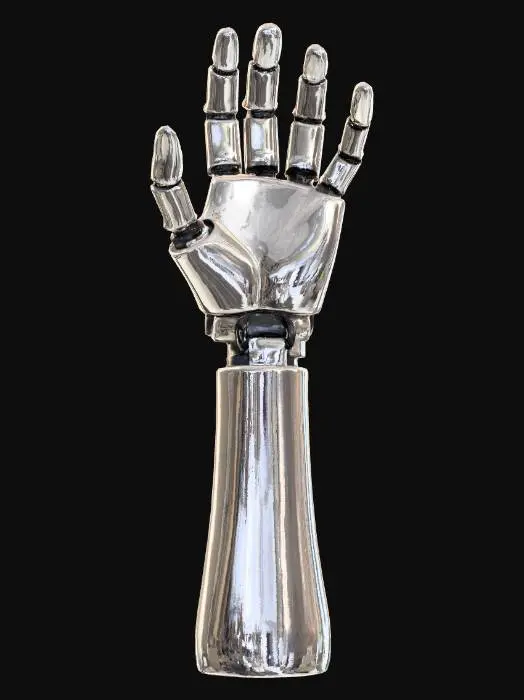 3D model for prototipo de prótesis de mano para humano, solo la mano