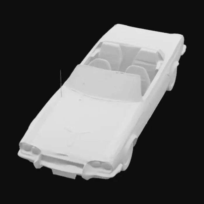 3D model for Convertible 1966 thunder bird