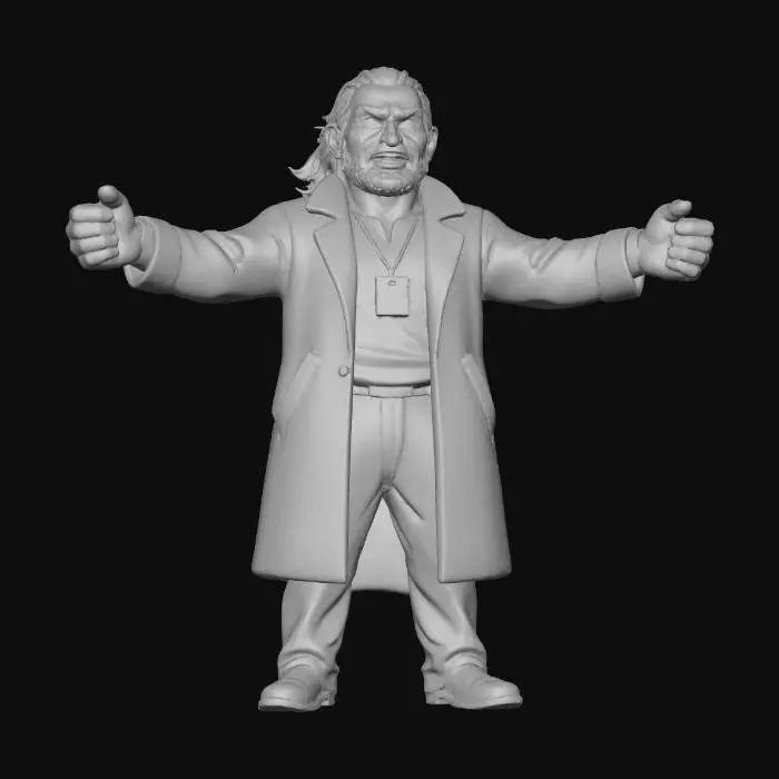 3D model for Determined dictator
