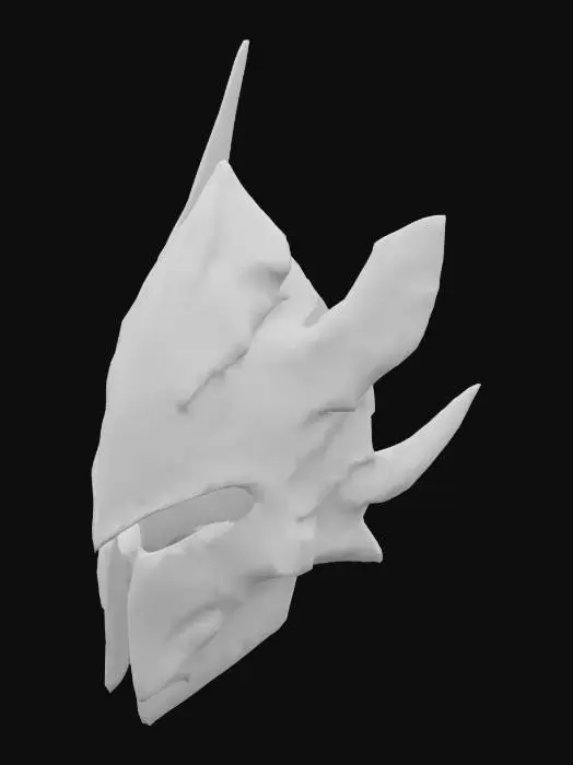 3D model for Crimson Warrior Mask