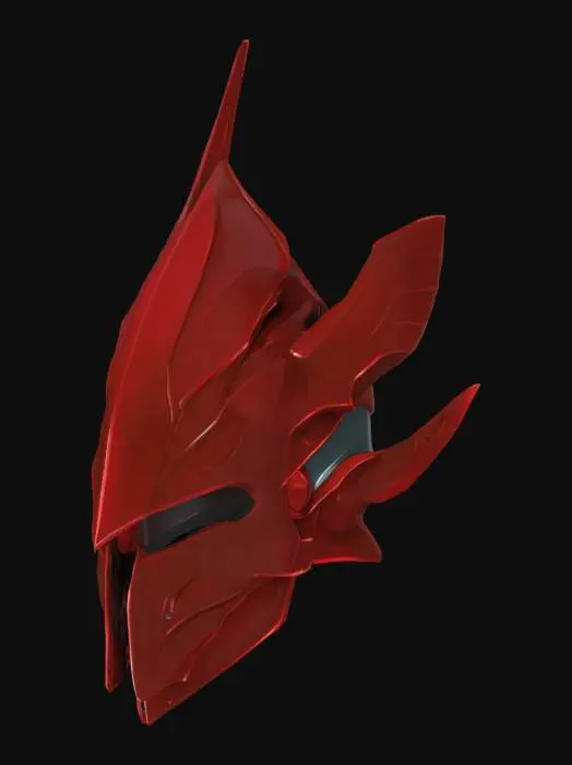 3D model for Crimson Warrior Mask