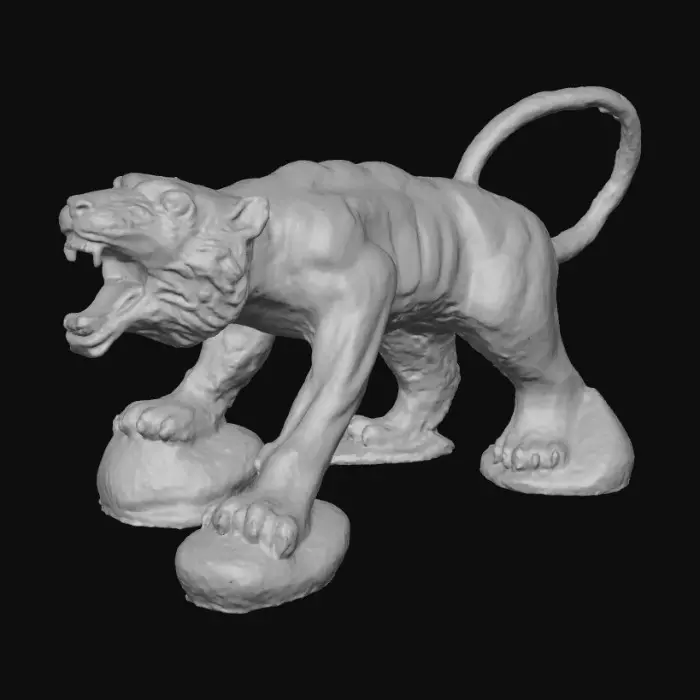 3D model for Panther Sculpture